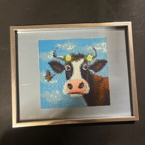 Diamond painting cow decor